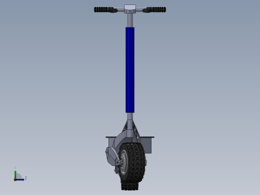 带减震的越野电动滑板车左视缩略图
