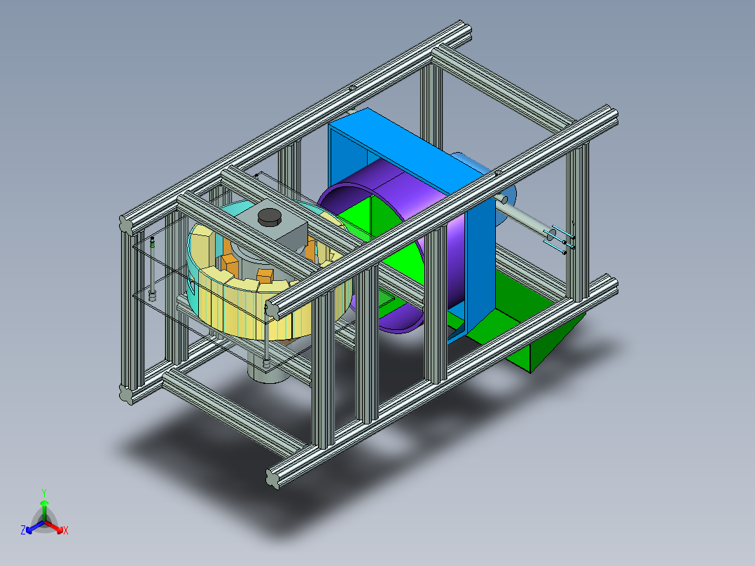 大蒜剥皮机的设计含三维图正等轴测图