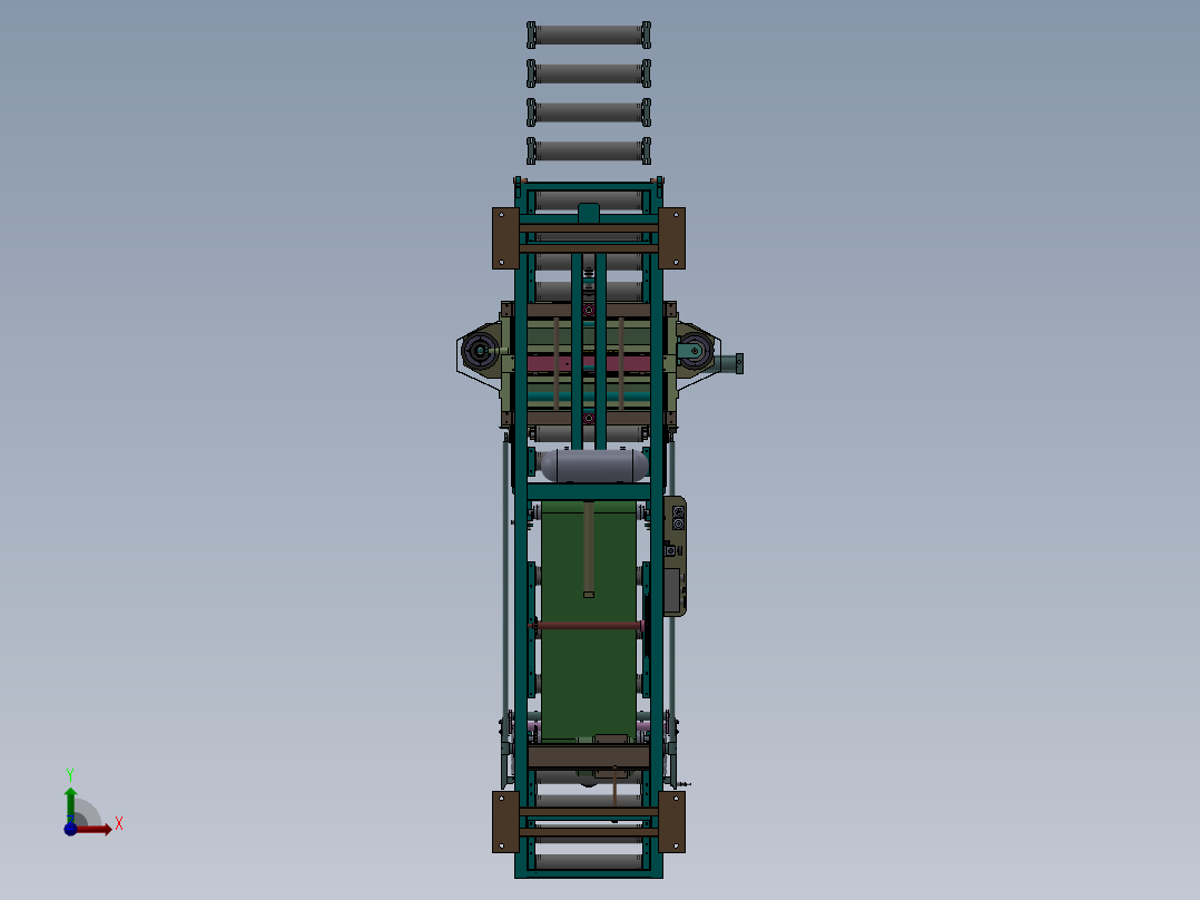 重型切条机前视图