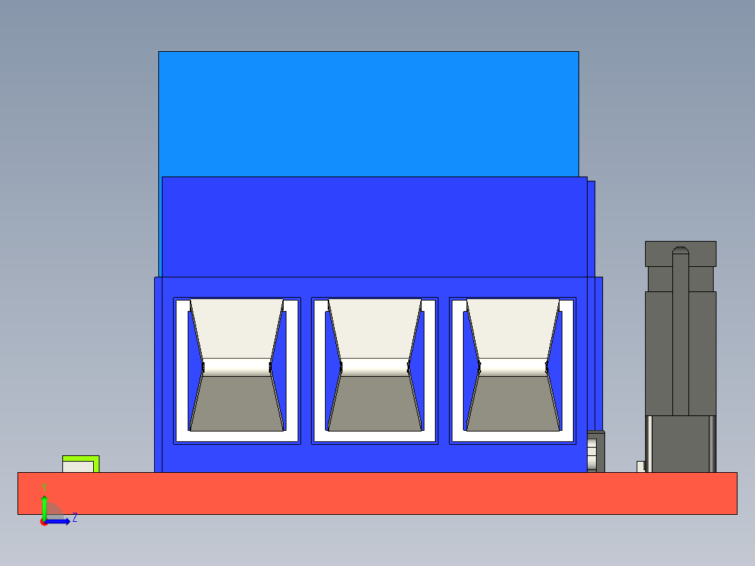 5V继电器模块左视图