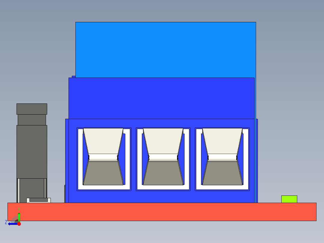 5V继电器模块右视图