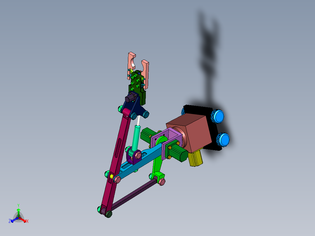 适用于多工位的行走机械手