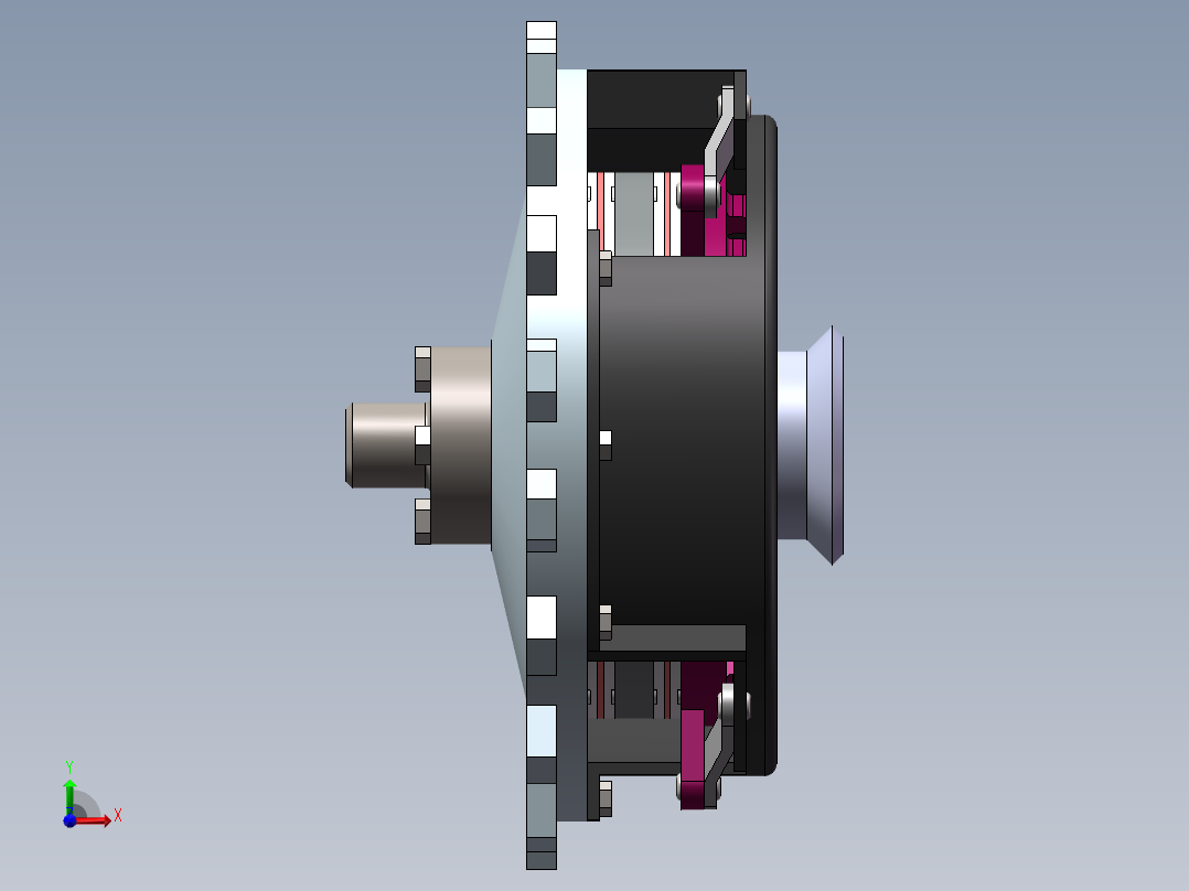 车用离合器设计(SW)前视图