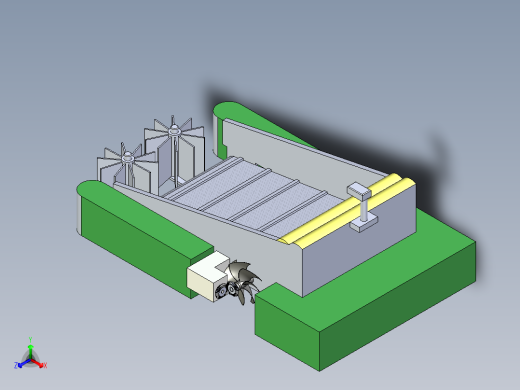 垃圾清理船三维模型
