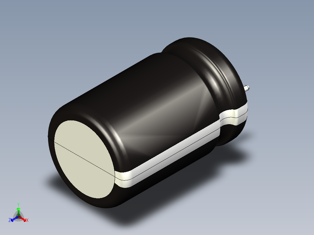 电容器ELCO直径16毫米间距7.5毫米高度25毫米引线直径0.8毫米
