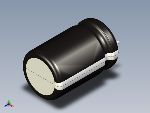 电容器ELCO直径16毫米间距7.5毫米高度25毫米引线直径0.8毫米