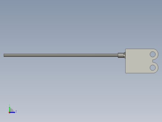 基恩士PS-205_kc图纸模型左视缩略图