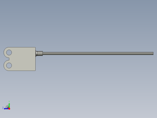 基恩士PS-205_kc图纸模型右视缩略图