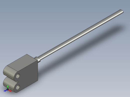基恩士PS-205_kc图纸模型正等轴测缩略图