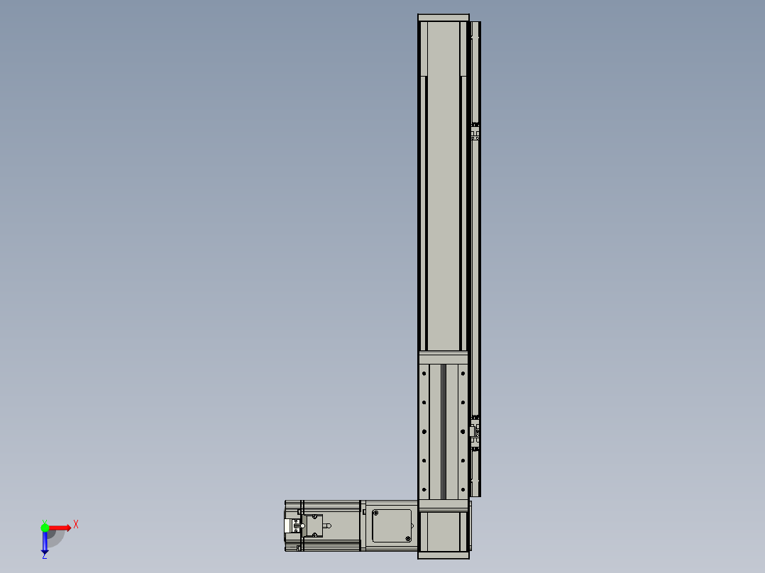 欧规系列-LB8-L150-S450-BR-ZP75-C3俯视图