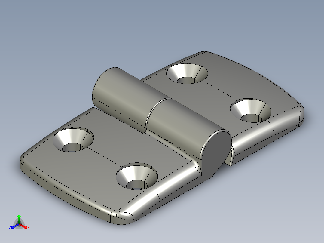 型材-KJN 45-45 DETACHABLE COMBI HINGE LEFT 095K4545L00主视图