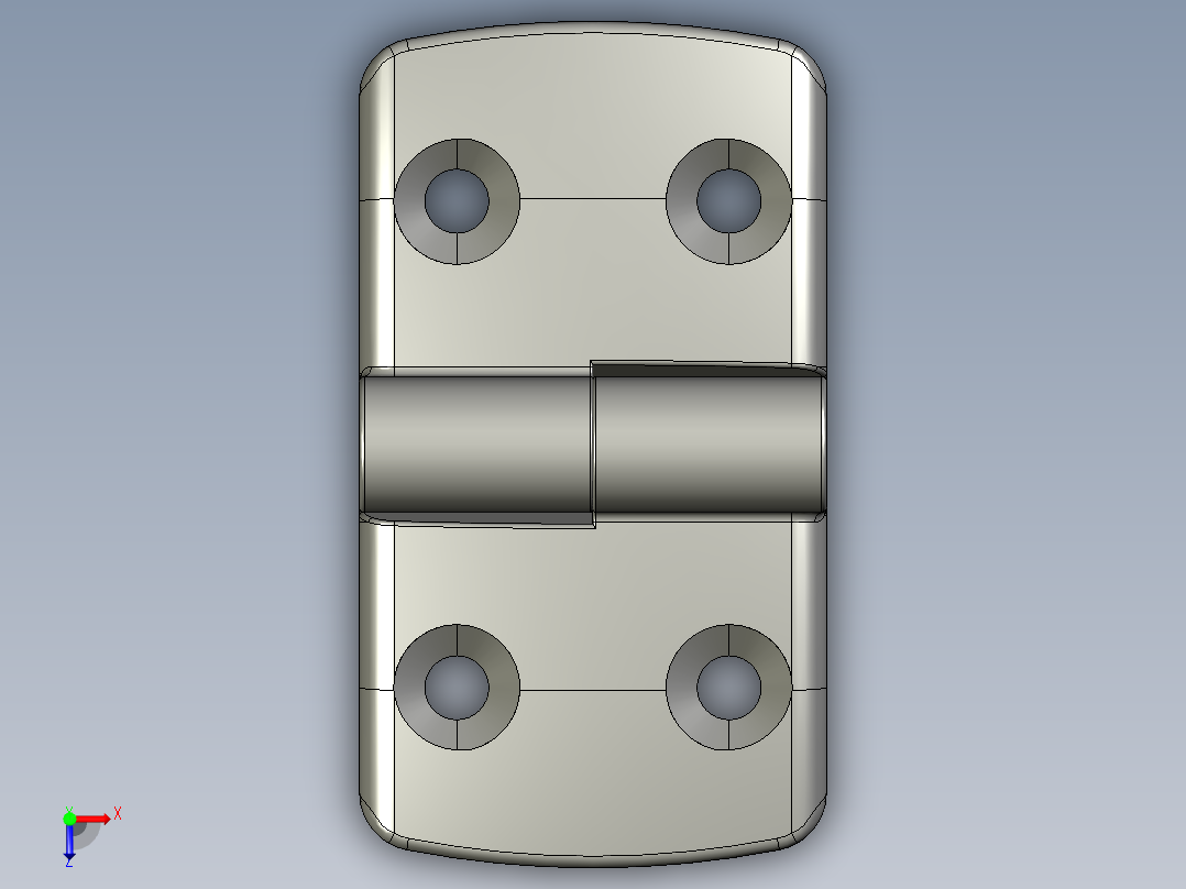 型材-KJN 45-45 DETACHABLE COMBI HINGE LEFT 095K4545L00俯视图