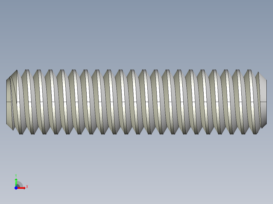 DIN 913-ISO 4026 固定螺钉-M2.5 L=10.STEP前视图