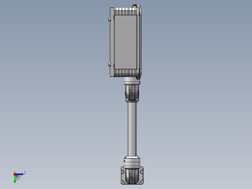 向上垂直墙座+转角+90度箱体连接器+控制箱左视缩略图