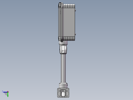 向上垂直墙座+转角+90度箱体连接器+控制箱右视缩略图