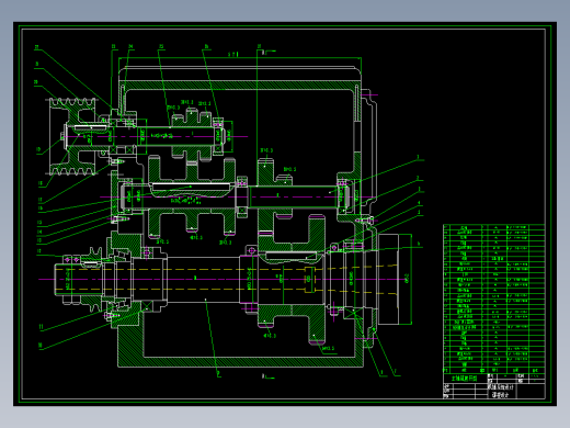 题目25-分级变速主传动系统设计