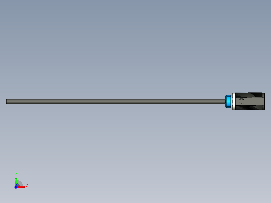 光电_激光传感器01)LR18_D_R_3D前视图