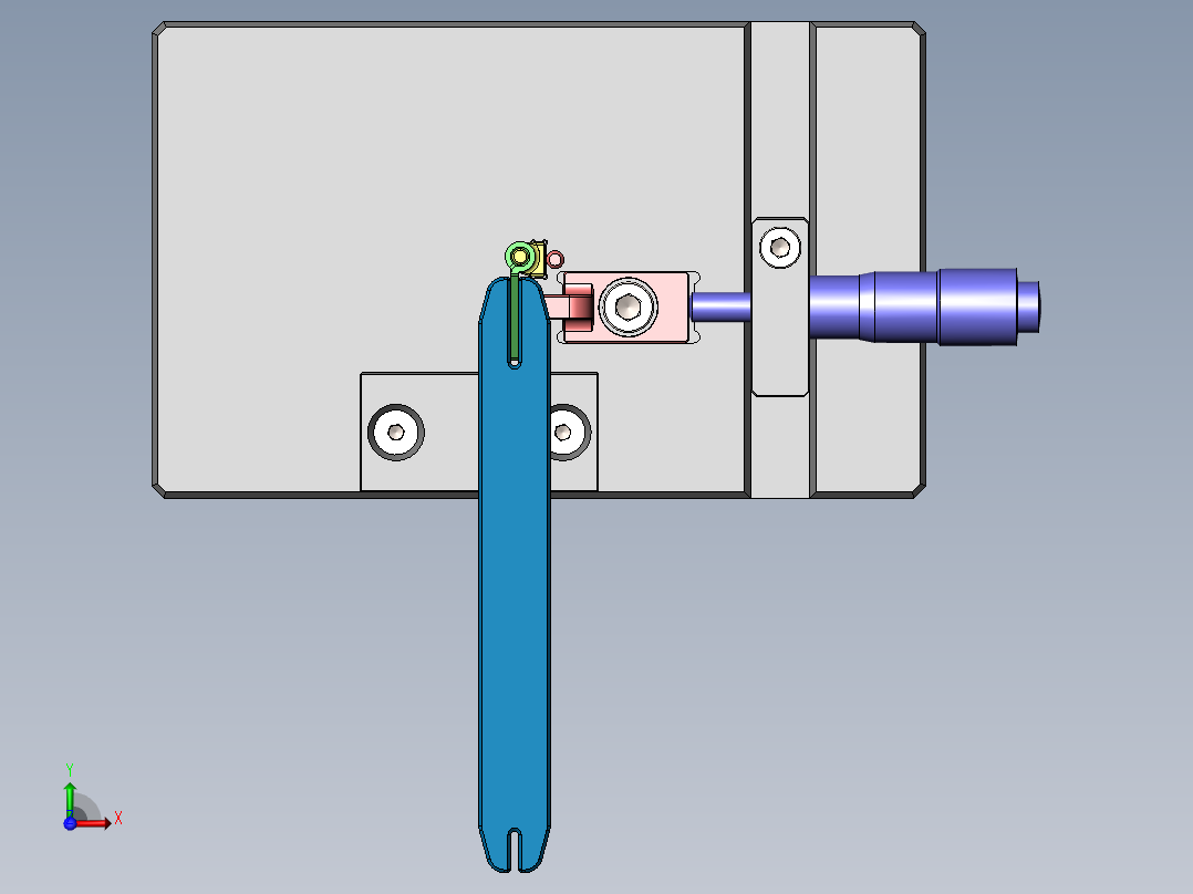 0°定位治具-L前视图