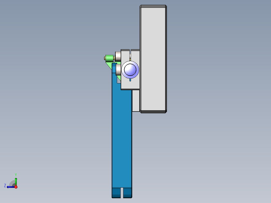 0°定位治具-L右视图