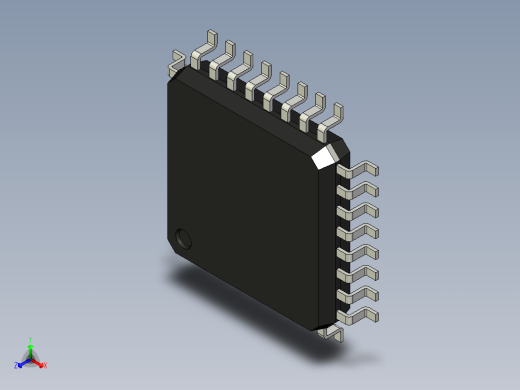 元器件3D封装LQFP32_FPT-32P-M2177
