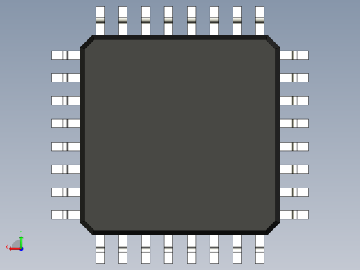 元器件3D封装LQFP32_FPT-32P-M2177后视缩略图