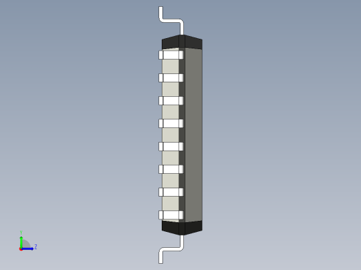 元器件3D封装LQFP32_FPT-32P-M2177左视缩略图