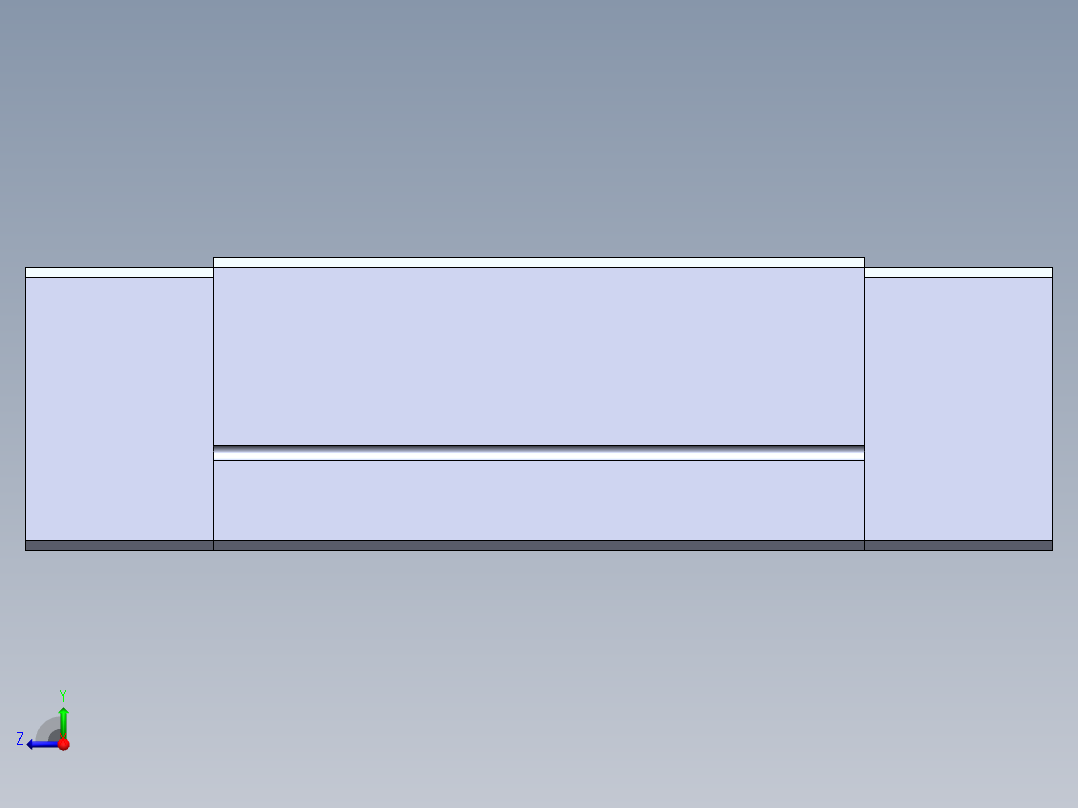 上银直线滑轨-MGN15C 滑块右视图