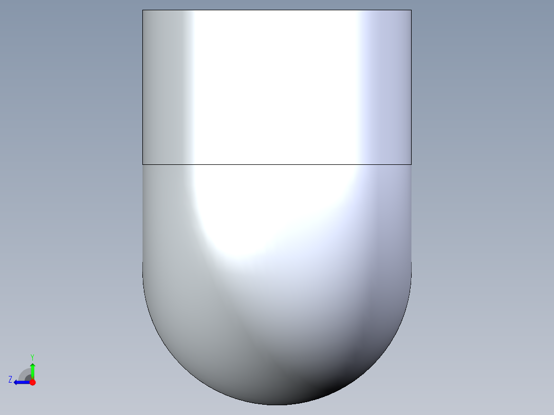 聚氯乙烯配件05-Sch80_90Elbow_SxS_806-020 _2in右视图