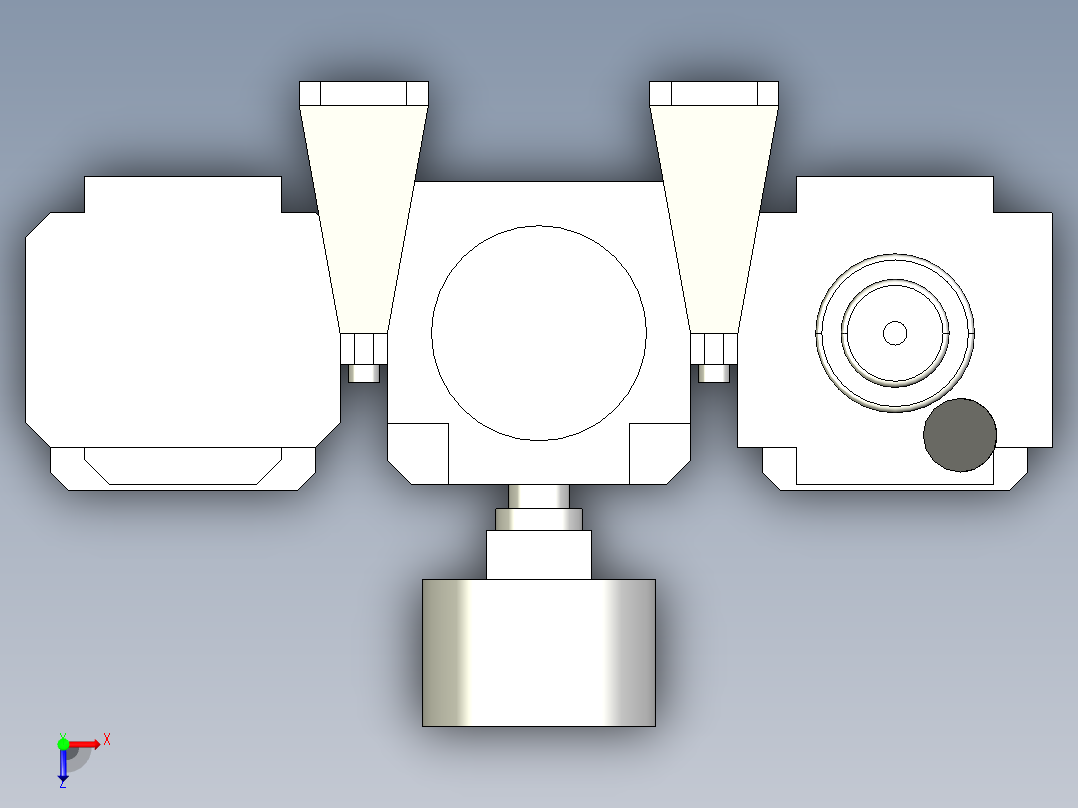 油水分离器AC25 4款俯视图