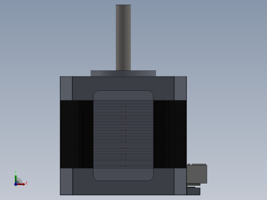 步进电机前视缩略图