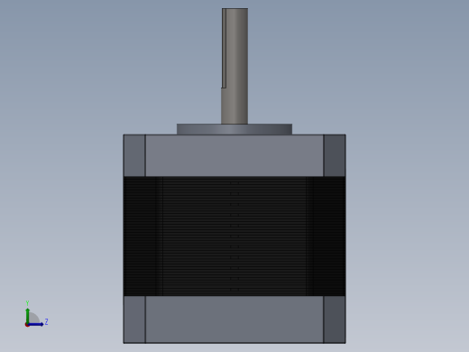 步进电机左视缩略图