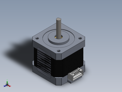 步进电机正等轴测缩略图