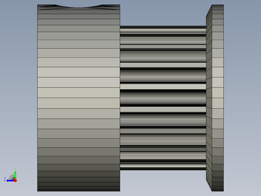 定时滑轮GT2 20齿5mm右视图