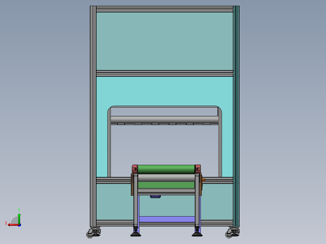 玉石激光打码流水线sw18后视图