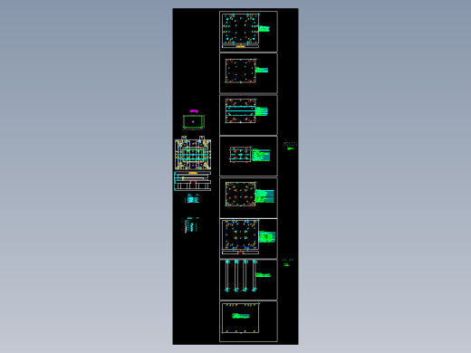 液晶屏幕铝制外壳打弧度冲压模具设计图纸