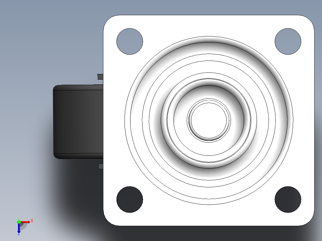 万向轮、脚轮(97)俯视图