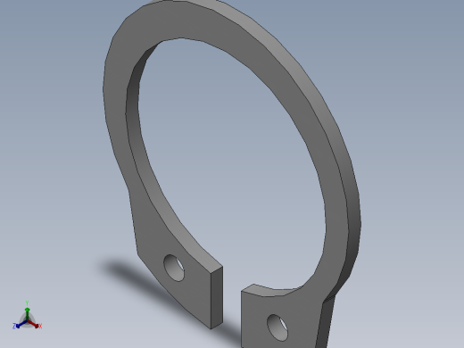 GB894．1-86 轴用弹性挡圈A型18