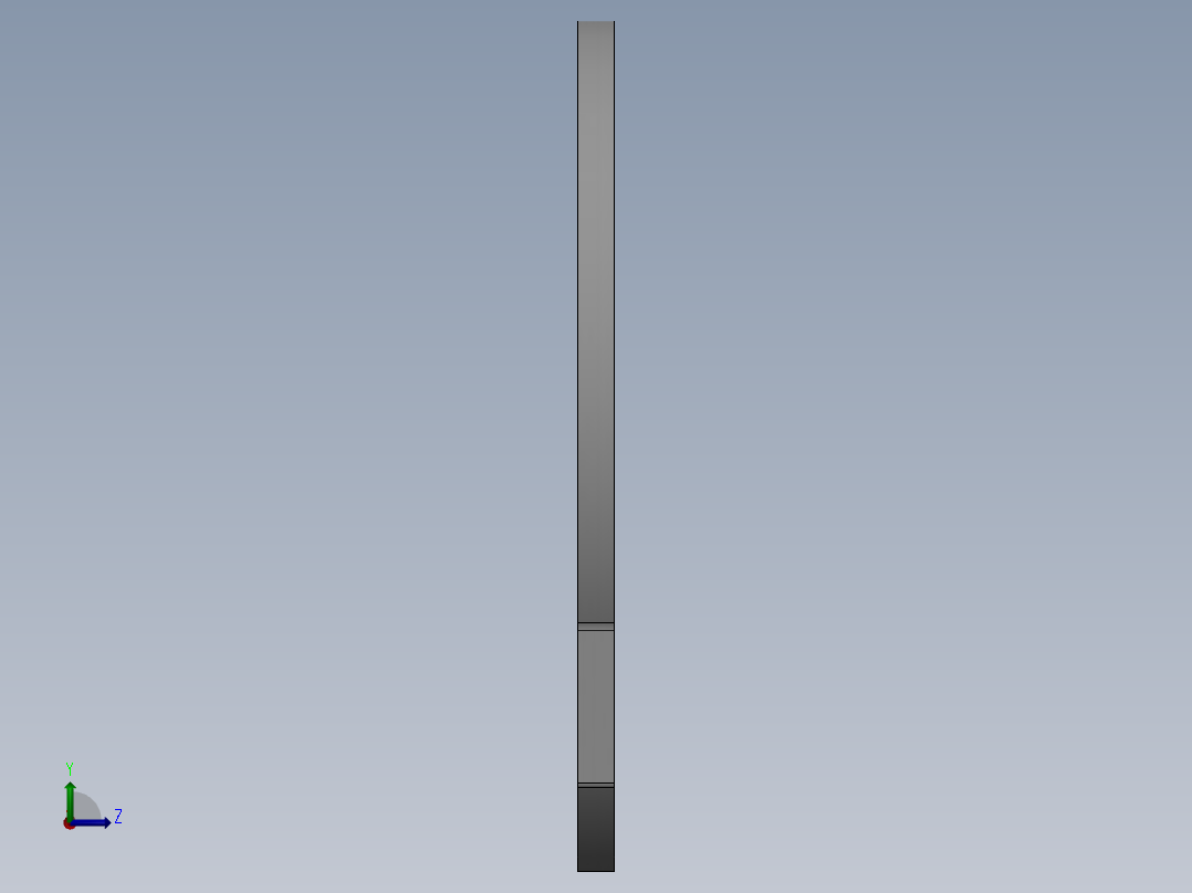 GB894．1-86 轴用弹性挡圈A型18左视图