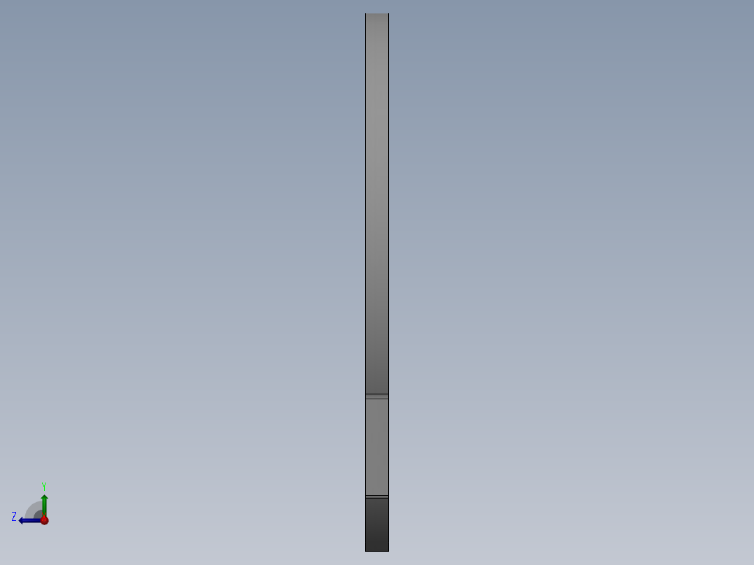 GB894．1-86 轴用弹性挡圈A型18右视图