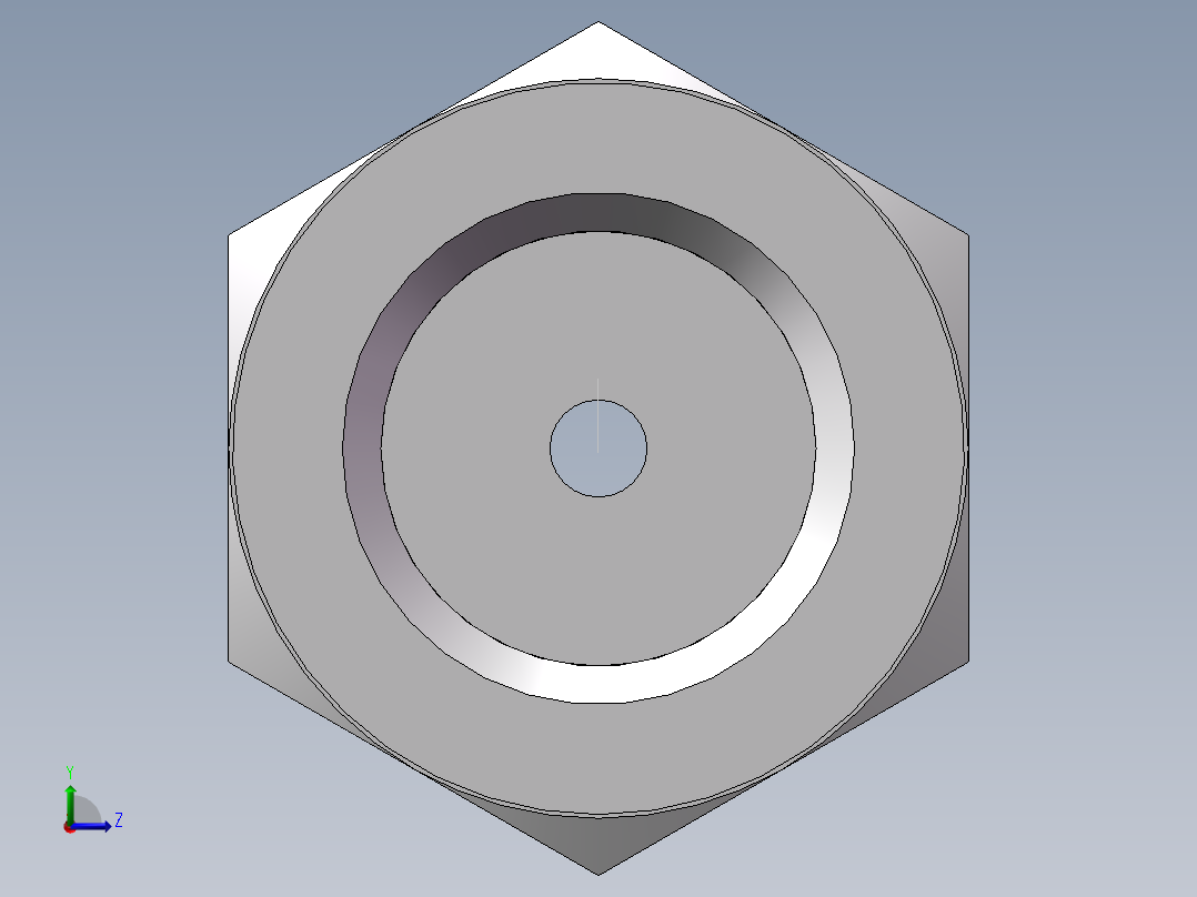 压力表接头-带螺母、7BC-04-12GDK+S左视图