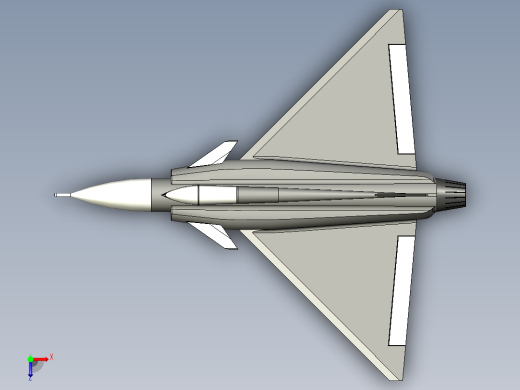 B2004197-新型战斗机俯视缩略图