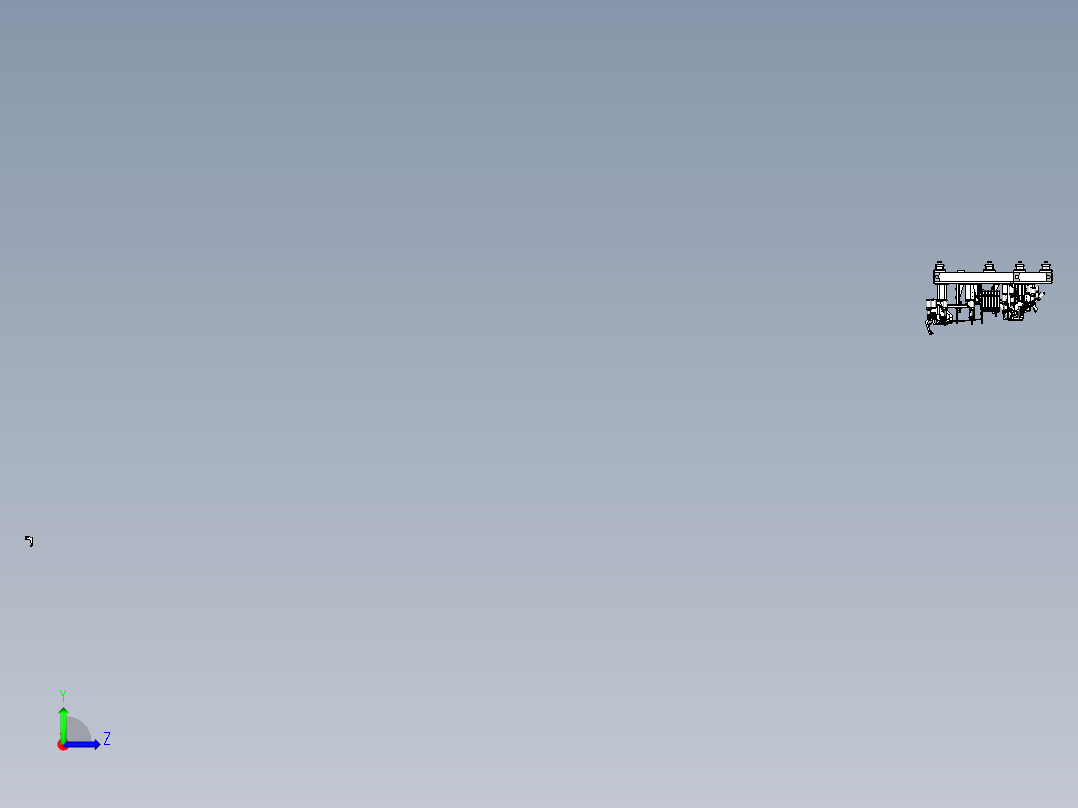 卡车驾驶室车门焊接夹具（汽车焊装夹具设计）左视图