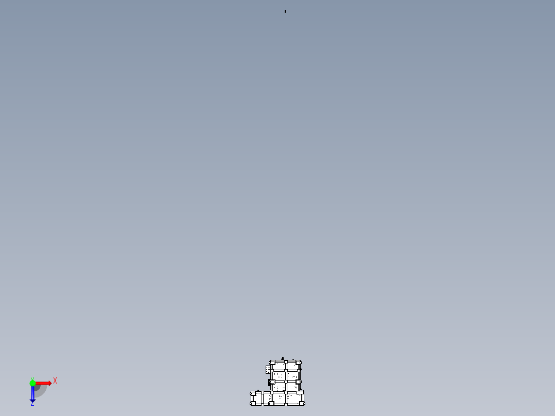 卡车驾驶室车门焊接夹具（汽车焊装夹具设计）俯视图