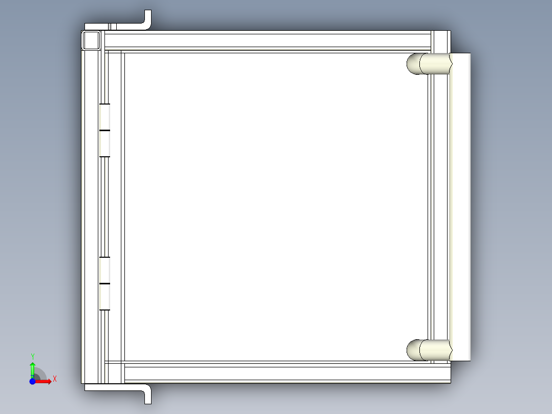 接球小车前视图