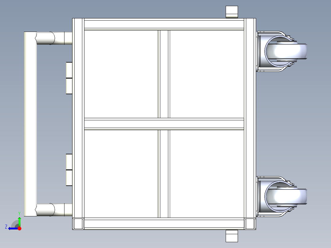 接球小车右视图