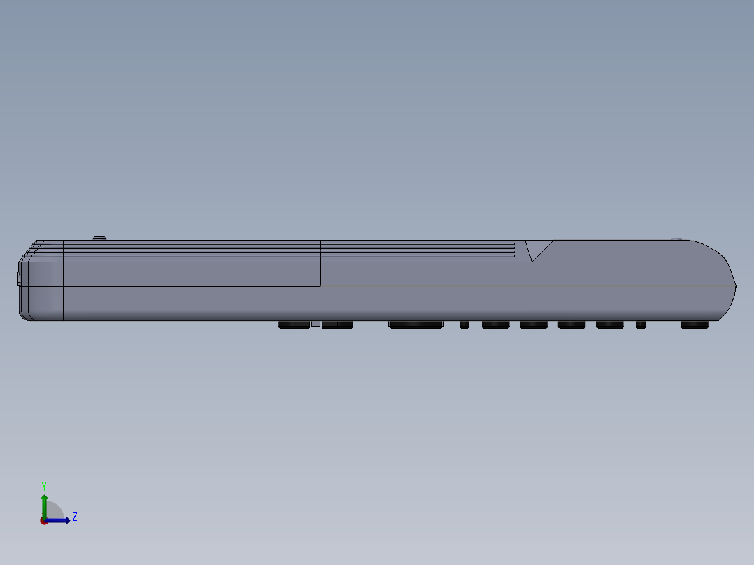 遥控器、遥控板(15)左视图