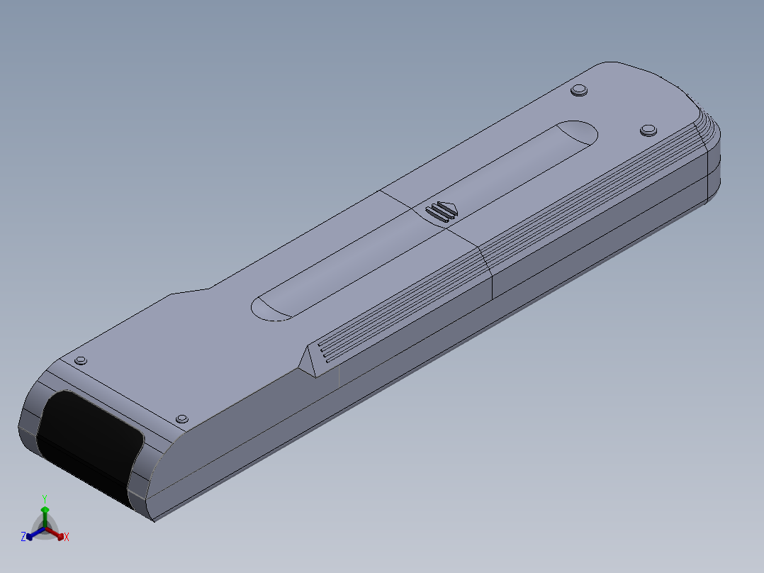 遥控器、遥控板(15)正等轴测图