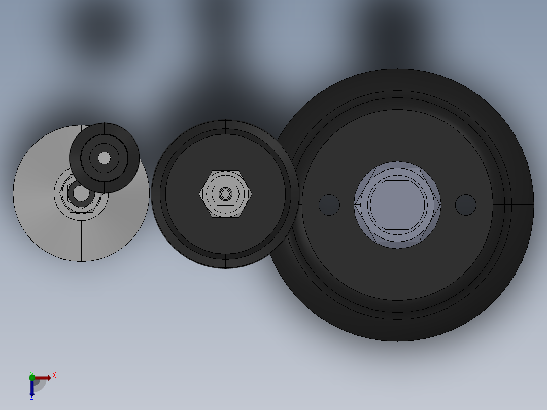 真空吸盘 1683871俯视图