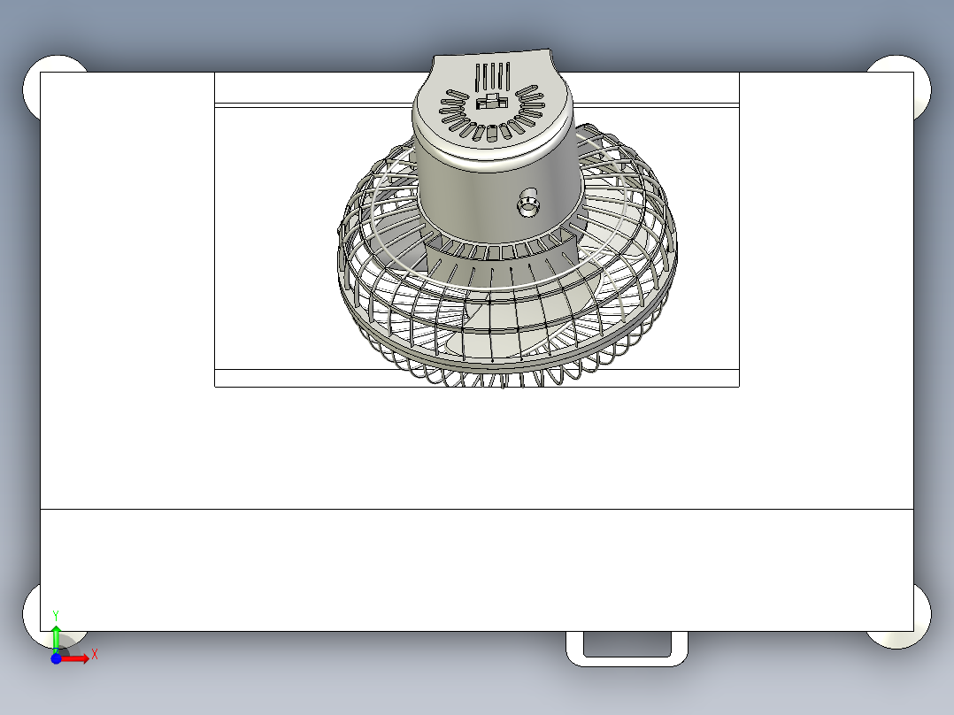 基础类工作台前视图
