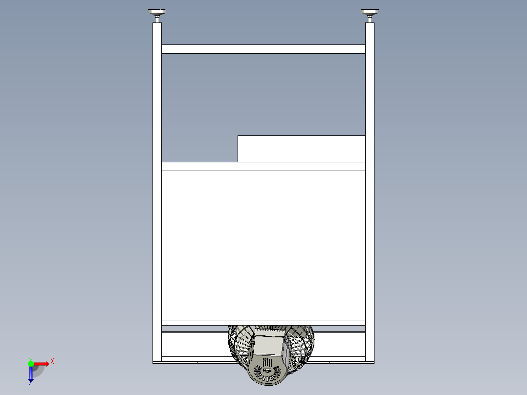 基础类工作台俯视图
